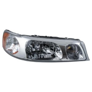 Headlight Headlamp Passenger Side Right RH Compatible with 98-02 Lincoln Town Car