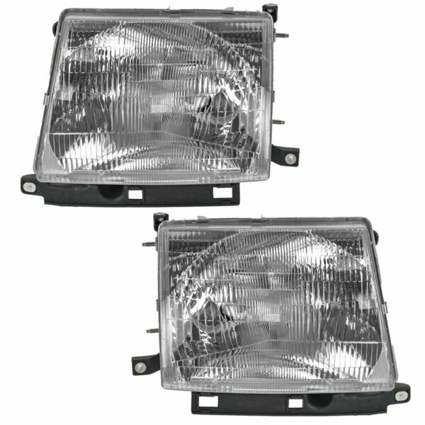 Headlamps Headlights Pair Set Left LH & Right RH for Toyota Tacoma Pickup Truck