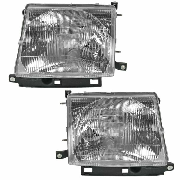 Headlamps Headlights Pair Set Left LH & Right RH for Toyota Tacoma Pickup Truck