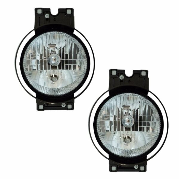 Headlight Lamp Pair LH Driver & RH Passenger Sides Compatible with Freightliner Century