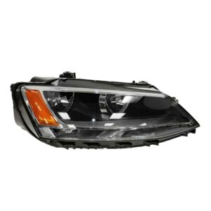 Headlight Headlamp Halogen Assembly Passenger Side Right RH for 11-15 VW Jetta