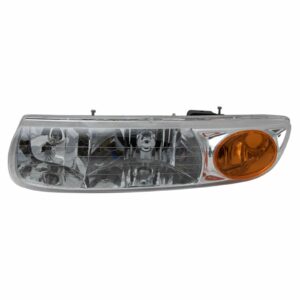 Headlight LH Left Driver Side Compatible with 2000-2002 Saturn SL / 2000-2002 SL1 / 2000-2002 SL2 / 2000-2001 SW2