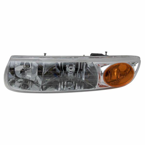 Headlight LH Left Driver Side Compatible with 2000-2002 Saturn SL / 2000-2002 SL1 / 2000-2002 SL2 / 2000-2001 SW2