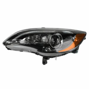 Headlight Headlamp Black Bezel Driver Side Left LH for 11-14 Chrysler 200