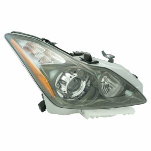 HID Headlight Headlamp with Dark Titanium Bezel RH for Infiniti G37 Q60