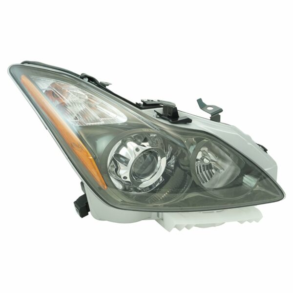 HID Headlight Headlamp with Dark Titanium Bezel RH for Infiniti G37 Q60