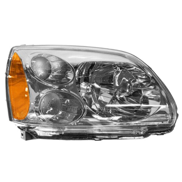 Halogen Headlight Headlamp Passenger Right RH for 04-12 Galant Bright Bezel