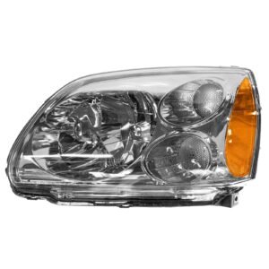 Halogen Headlight Headlamp Driver Side Left LH for 04-12 Galant Bright Bezel