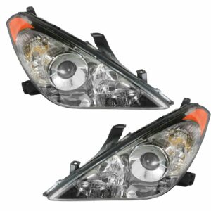 Front Headlights Headlamps Lights Lamps Left/Right Pair Set for 04-06 Solara