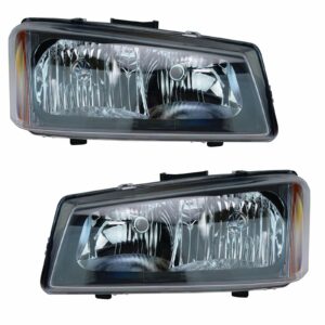 Headlights Headlamps Left & Right Pair Set for Silverado Avalanche Pickup Truck
