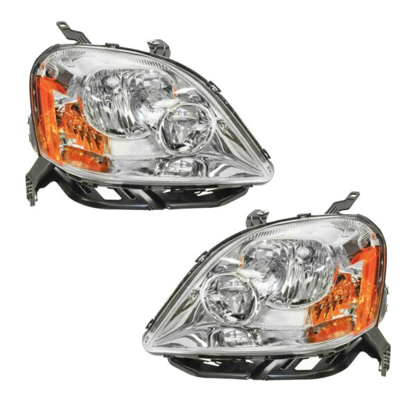Headlight Assembly Compatible With 2005-2007 Ford Five Hundred Driver and Passenger Side