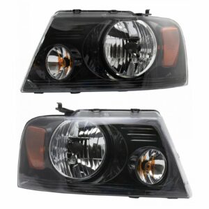Headlight Left & Right Pair Set for 06-08 Ford F150 Harley Davidson Pickup Truck