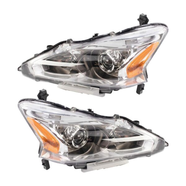 Headlight Set Compatible with 2013-2015 Nissan Altima