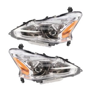 Headlight Set Compatible with 2013-2015 Nissan Altima