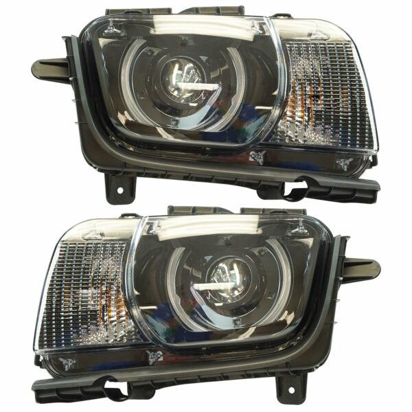 HID Headlight Headlamp & Ballast w/o Auto Leveling LH RH Pair for Camaro
