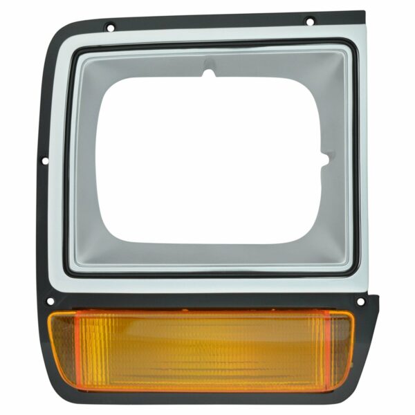 Gray Headlight Headlamp Bezel Right RH w/ Parking Light for Dodge Pickup D/W