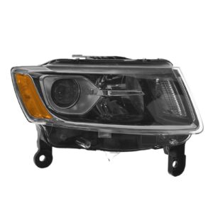Headlight Lamp Assembly Halogen Right RH Passenger Side For Grand Cherokee
