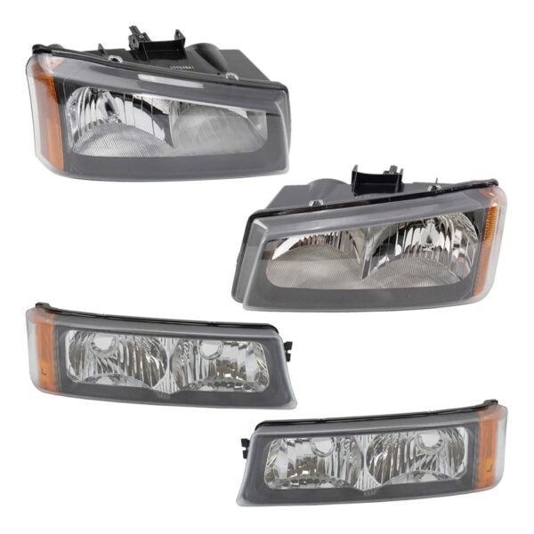 Lighting Kit Compatible with 05-06 Chevrolet Avalanche 03-07 Silverado 1500 2500 3500