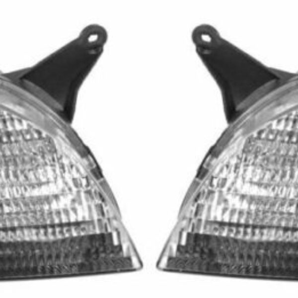 Headlights Headlamps Left & Right Pair Set for 98-01 Geo Metro Firefly