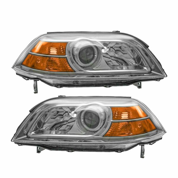 Headlights Headlamps Left & Right Pair Set for 04-06 Acura MDX
