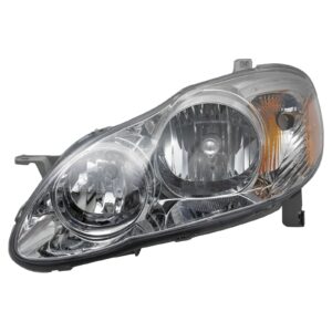 Headlight Headlamp Driver Side Left LH Compatible with 05-08 Toyota Corolla CE & LE