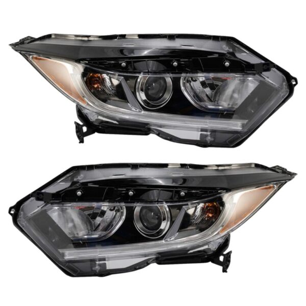 Headlight Set Compatible with 2019-2021 Honda HR-V