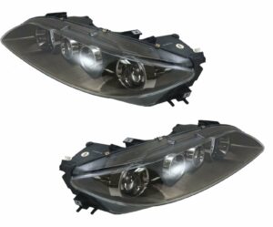 Front Headlights Headlamps Lights Left & Right Pair Set for 06-08 Mazda 6 Mazda6