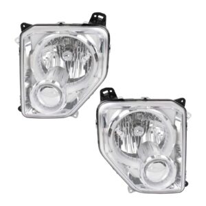 Headlight Set Compatible with 2008-2012 Jeep Liberty