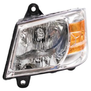 Left Headlight Compatible with 2008-2010 Dodge Grand Caravan