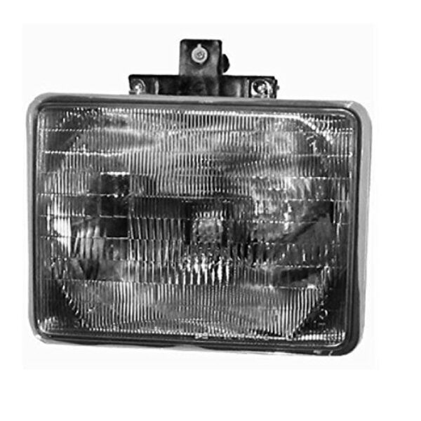 Headlight Headlamp w/ Chrome Trim LH Left Driver Side Fits 92-97 Ford Aerostar