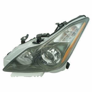 HID Headlight Headlamp with Dark Titanium Bezel LH for Infiniti G37 Q60