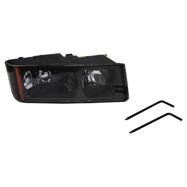 Headlight Headlamp Passenger Right RH Compatible with 02-05 Chevy Avalanche Pickup Truck