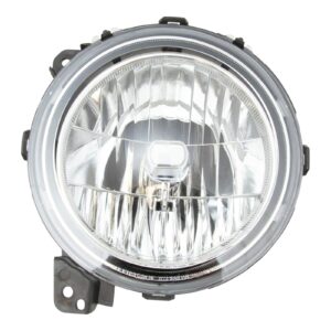 Halogen Headlight Lamp LH Left Driver Side Compatible with Jeep Wrangler JL