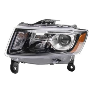 Left Headlight Fits 2014-2016 Jeep Grand Cherokee