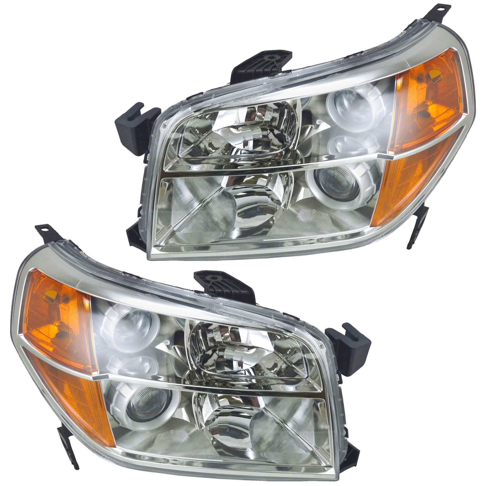 Headlights Headlamps Left & Right Pair Set for 06-08 Honda Pilot