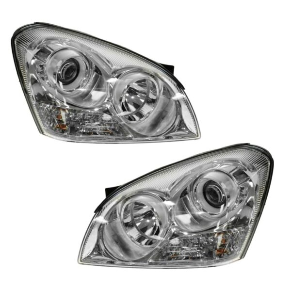 Headlights Headlamps Left & Right Pair Set for 07-08 Kia Optima