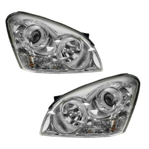 Headlights Headlamps Left & Right Pair Set for 07-08 Kia Optima