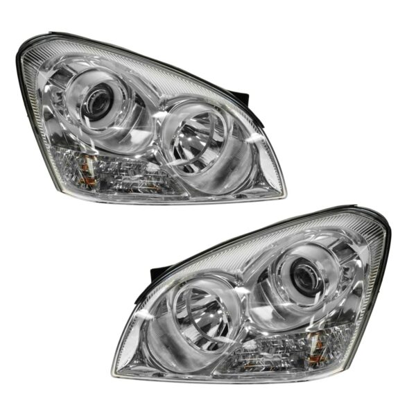Headlights Headlamps Left & Right Pair Set for 07-08 Kia Optima