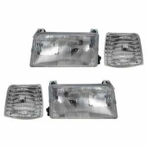 Headlight & Corner Light Lamp Kit Set of 4 for Ford Bronco F150 F250 F350