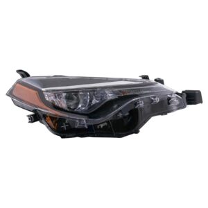 Headlight Lamp Assembly Passenger Side RF RH Compatible with Toyota Corolla