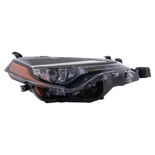 Headlight Lamp Assembly Passenger Side RF RH Compatible with Toyota Corolla