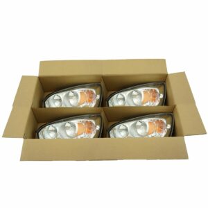 Headlight Headlamp Driver Side Left LH Lot of 4 Compatible With 04-08 Chevy Malibu
