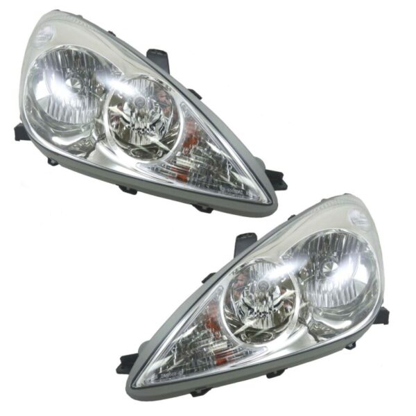 Halogen Headlights Headlamps Left & Right Pair Set for Lexus ES300 ES330