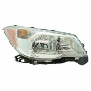Halogen Headlight Headlamp w/ Chrome Bezel RH RF for Subaru Forester 2.5L