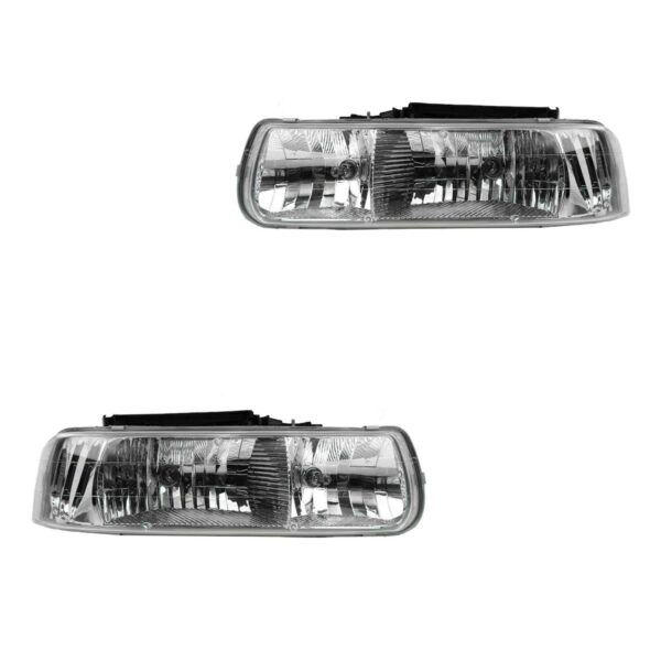 Diamond Performance Headlight Headlamp Pair Set for Silverado Suburban Tahoe