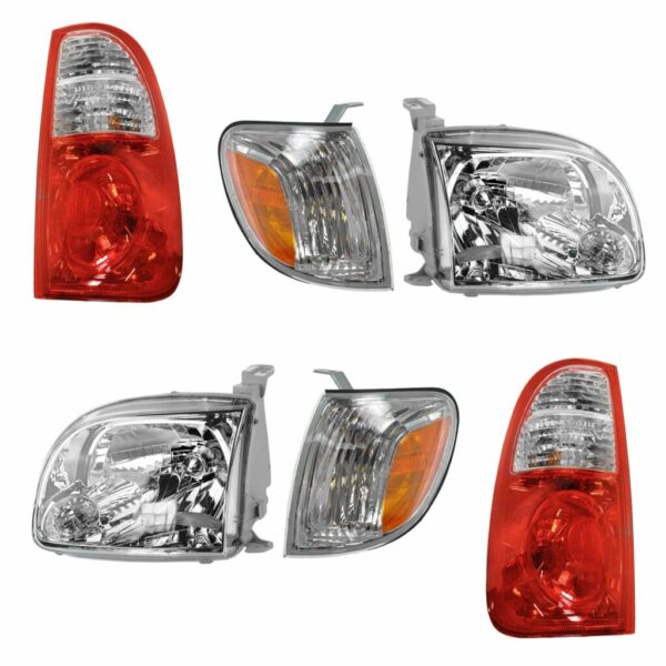 Headlight Tail Light Parking Marker Turn Signal Lamp Compatible with 04-06 Tundra Truck