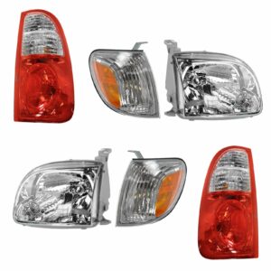 Headlight Tail Light Parking Marker Turn Signal Lamp Compatible with 04-06 Tundra Truck