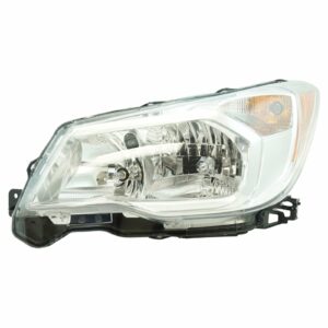 Halogen Headlight Headlamp w/ Chrome Bezel LH LF for Subaru Forester 2.5L
