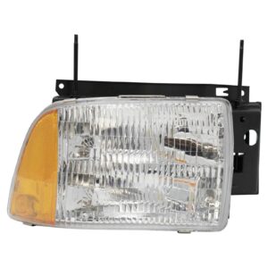 Headlight Headlamp Passenger Side Right RH Compatible with 95-97 Chevy Blazer