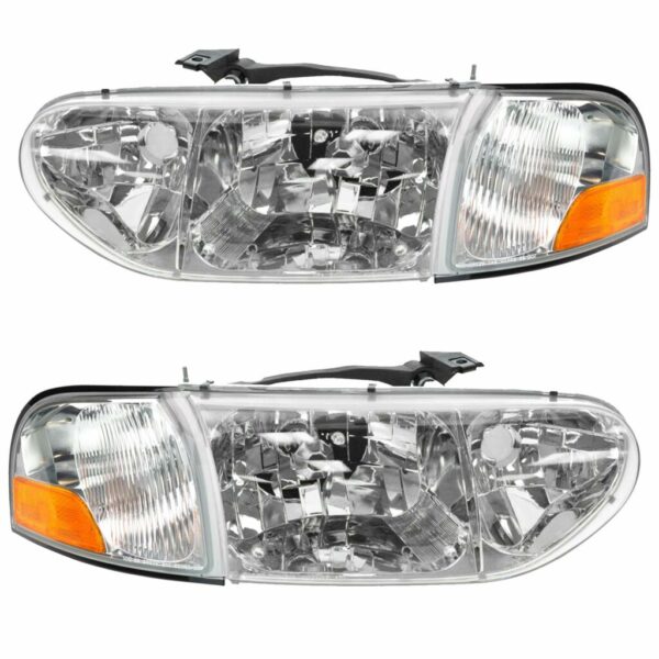 Headlight Lamp Parking Market Light Kit Set of 4 Compatible with 99-00 Quest Villager